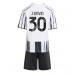 Juventus Jonathan David #30 Hjemmedraktsett Barn 2025-26 Korte ermer (+ Korte bukser)